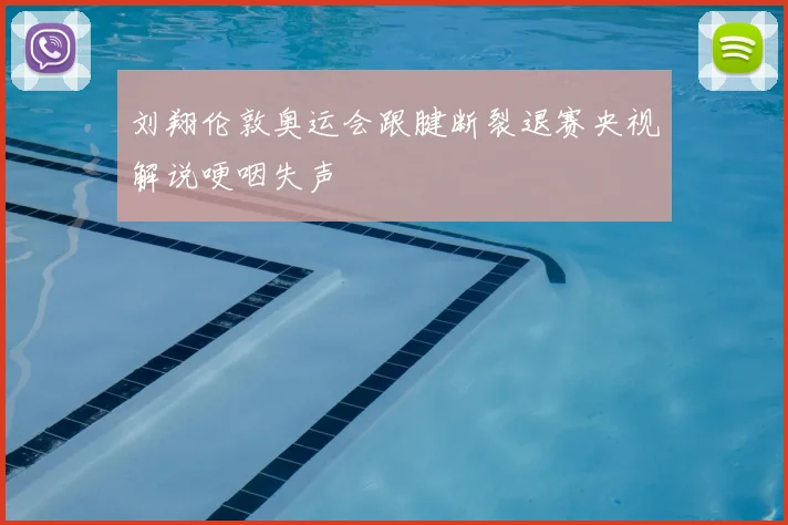 刘翔伦敦奥运会跟腱断裂退赛央视解说哽咽失声
