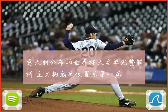 意大利公布06世界杯大名单完整解析 主力构成及位置竞争一览