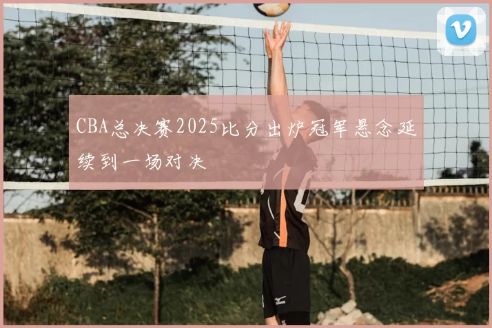 CBA总决赛2025比分出炉冠军悬念延续到一场对决
